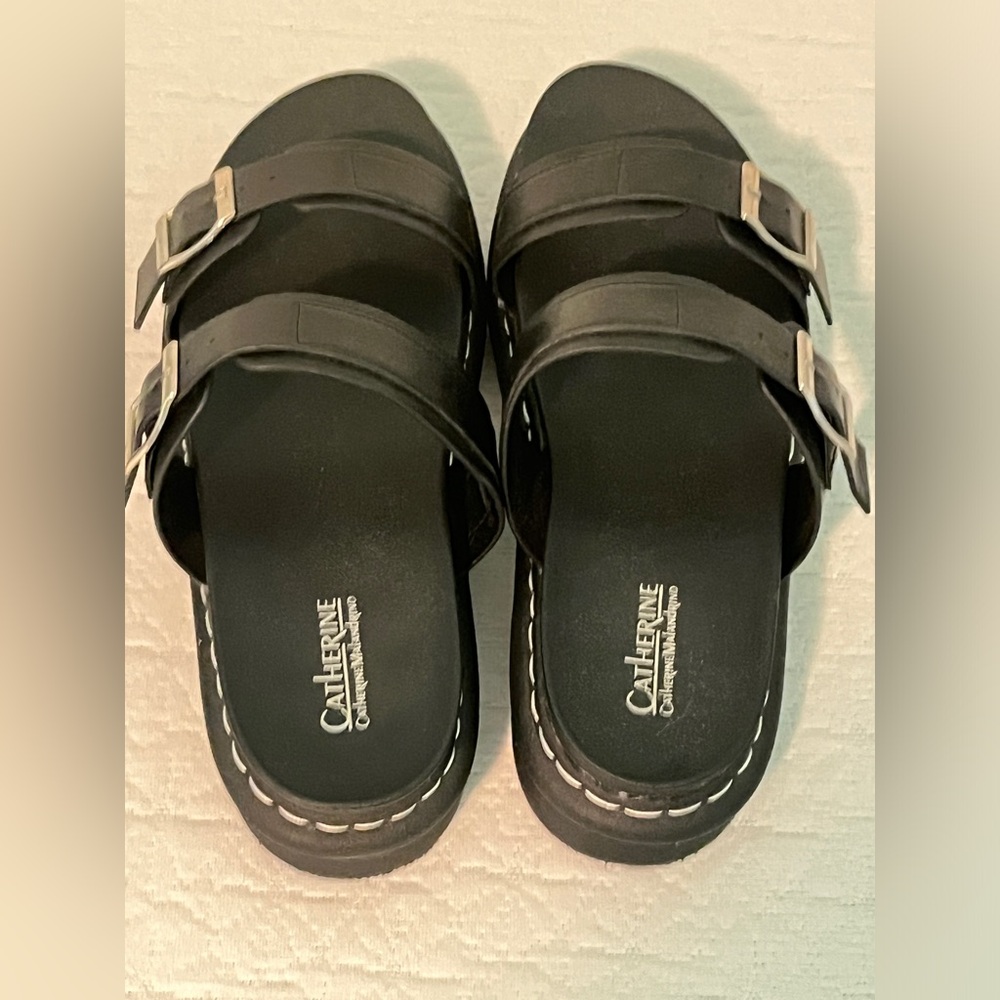 Size 8 never worn outside black sandals.